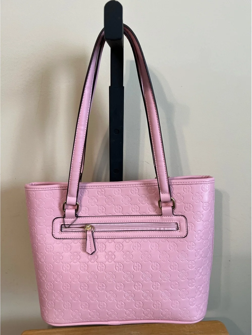 Giani Bernini Pink Faux Leather Tote